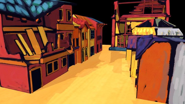 Electric Lullaby - Houses 3D Model