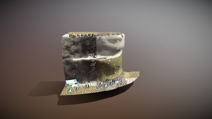 Lost Gem of the Desert Crags 3D Model