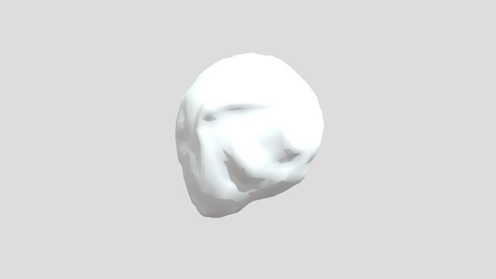 Head 3 Free low-poly 3D print model 3D Model