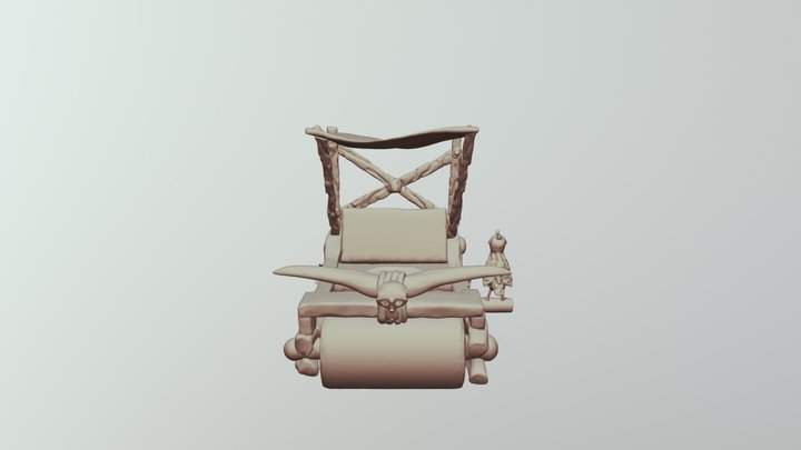 Flinstones Car 44 3D Model