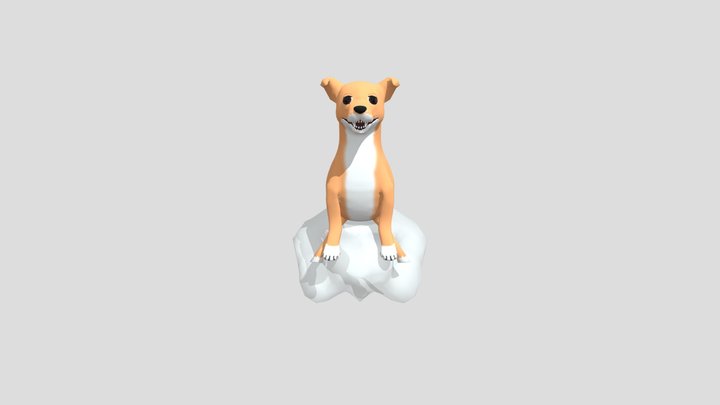 Heidi Dog of wisdom 3D Model