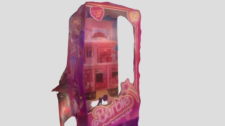 Barbie Movie 2023 Promo Box (Not AI) 3D Model