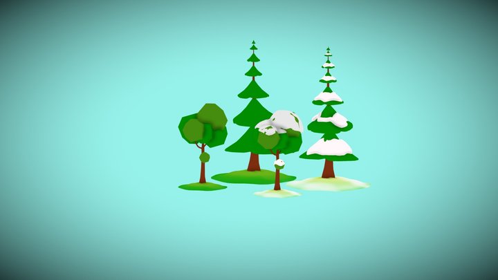 Arbre Low Poly 3D Model