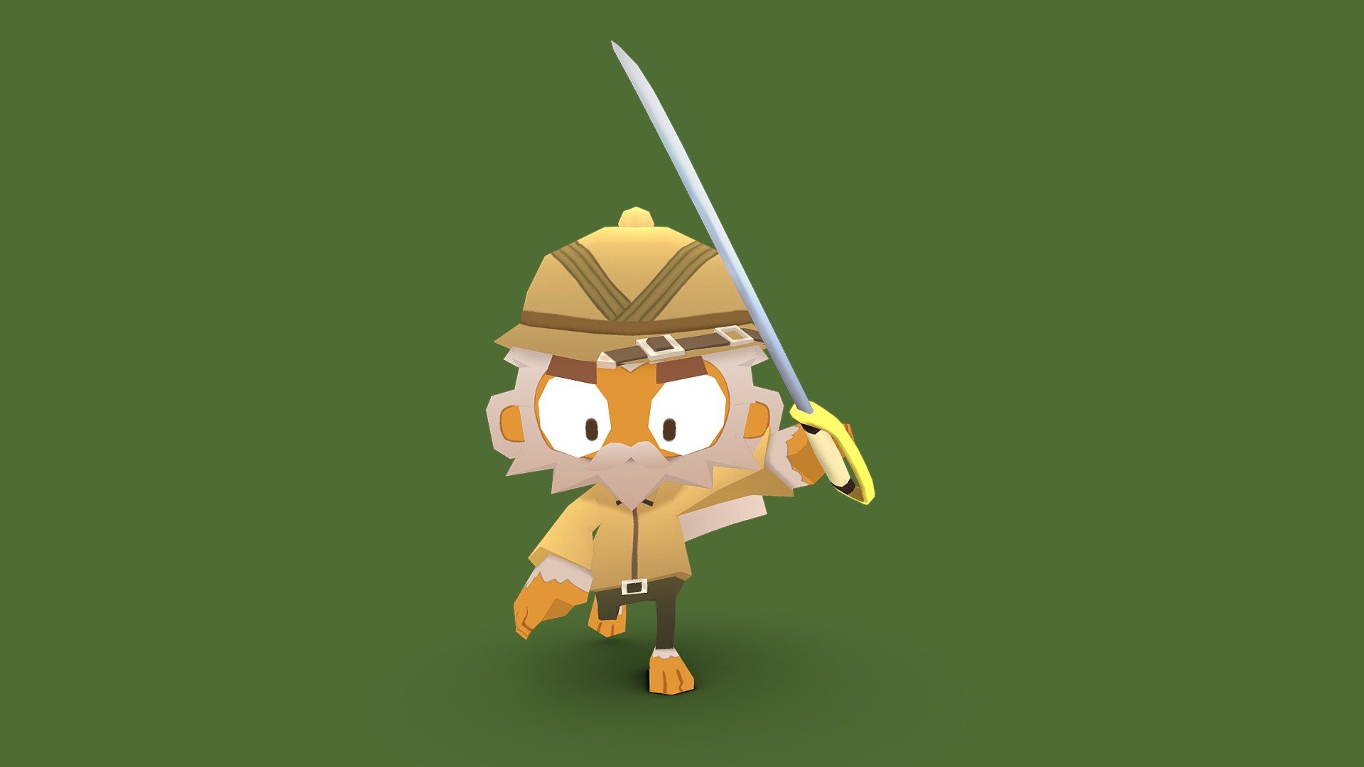 Explorer Monkey - BTD Monkey Concept - 3D model by Obeonix [76c8deb ...