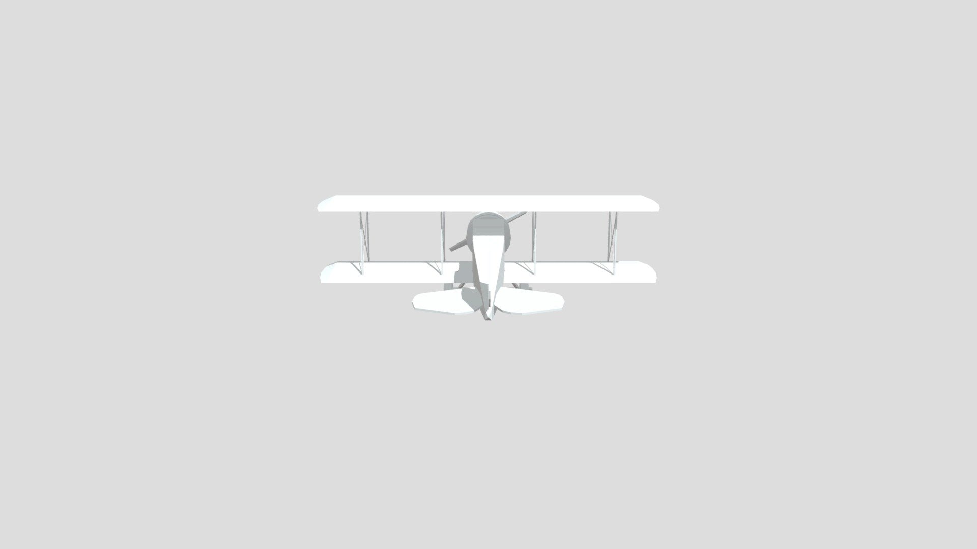 Aircraft ww1 lowpoly