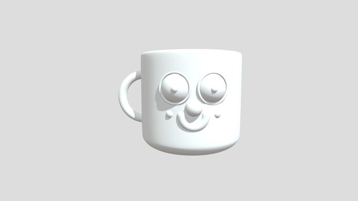 Character Design Mug 3D Model
