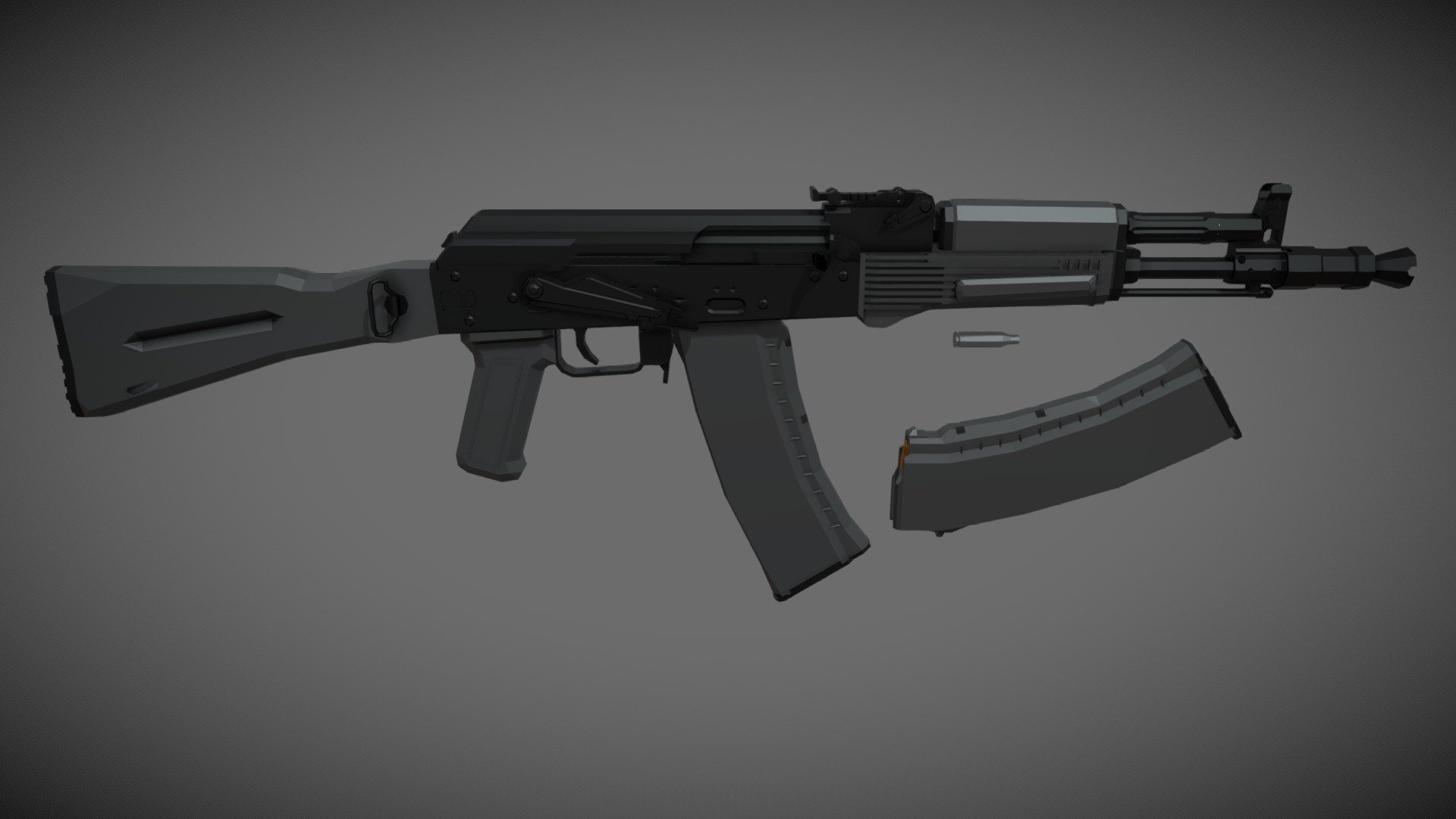 low-poly AK-105 - Download Free 3D model by D_U (@DU1701) [76c9884 ...