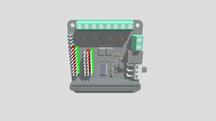 [DFR0548] Micro Bit Driver Expansion Board 3D Model