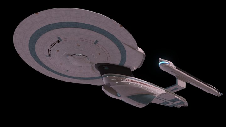 Excelsior Refit USS Enterprise NCC-1701-B 3D Model