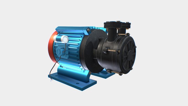 Water Pump 3D Model