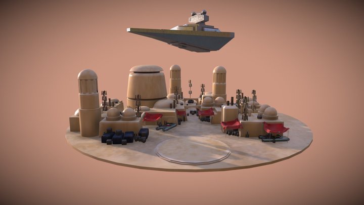 Star Wars Tatooine 3D Model