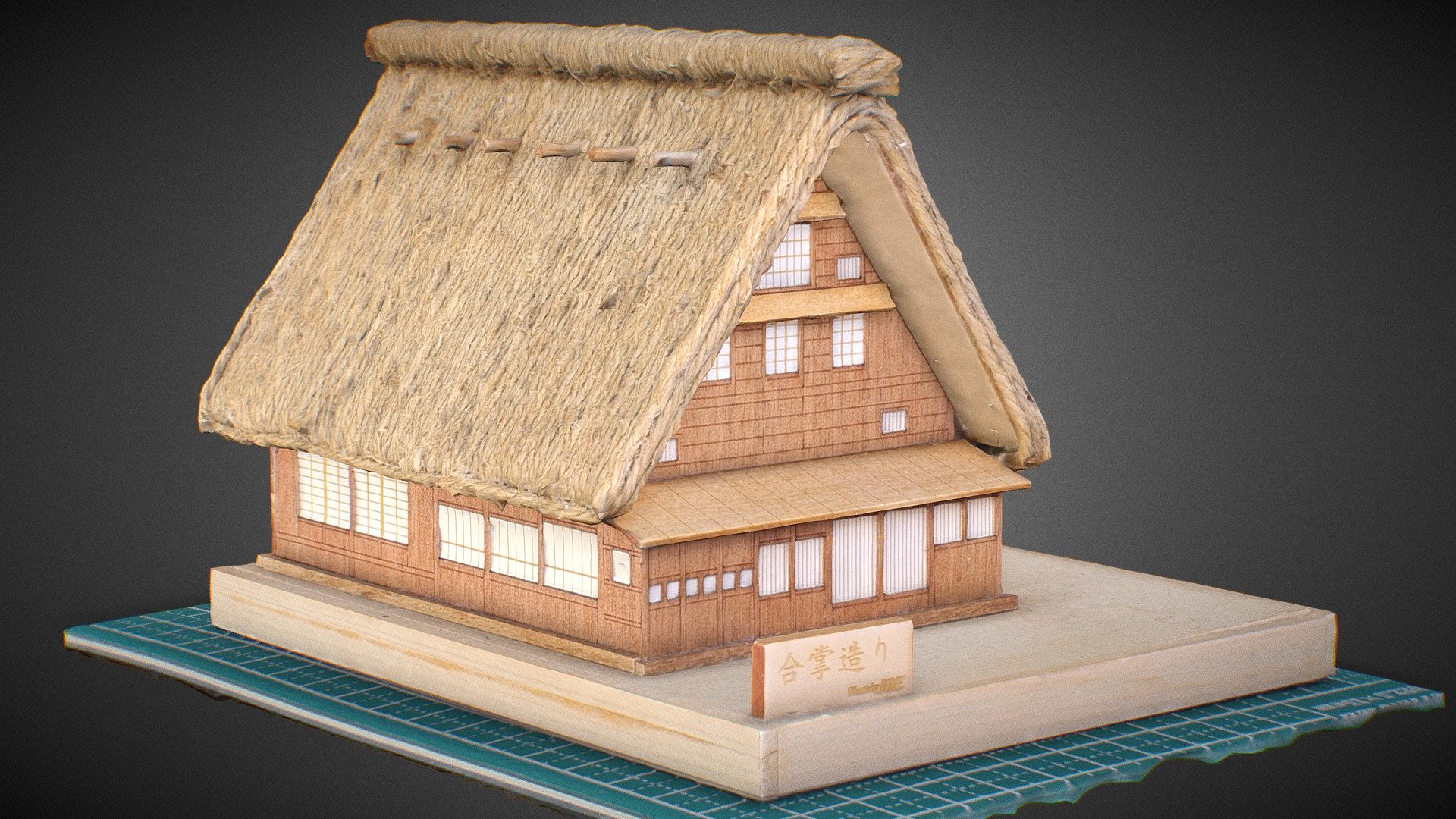 House with a steep rafter roof