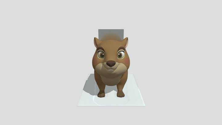 Cartoon+animal+3d+model