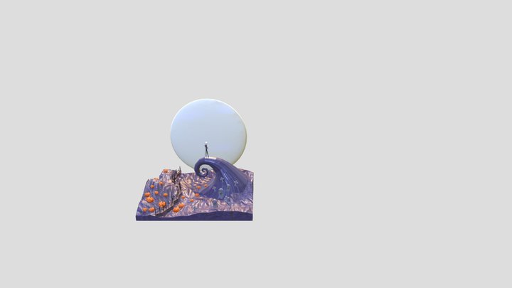 Nightmare before Christmas; final composition 3D Model