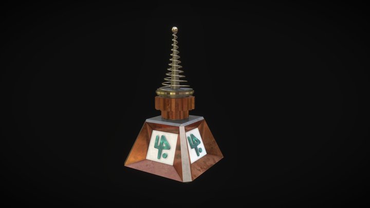 Lightning Button - Sparks way home 3D Model