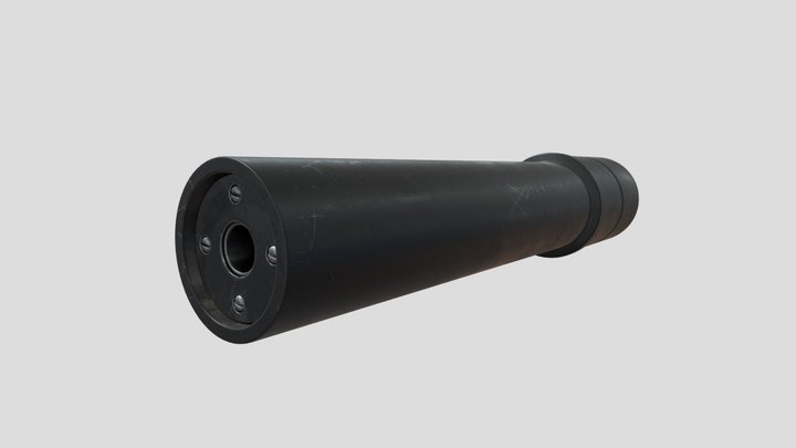 Silencer_AK_S6 3D Model