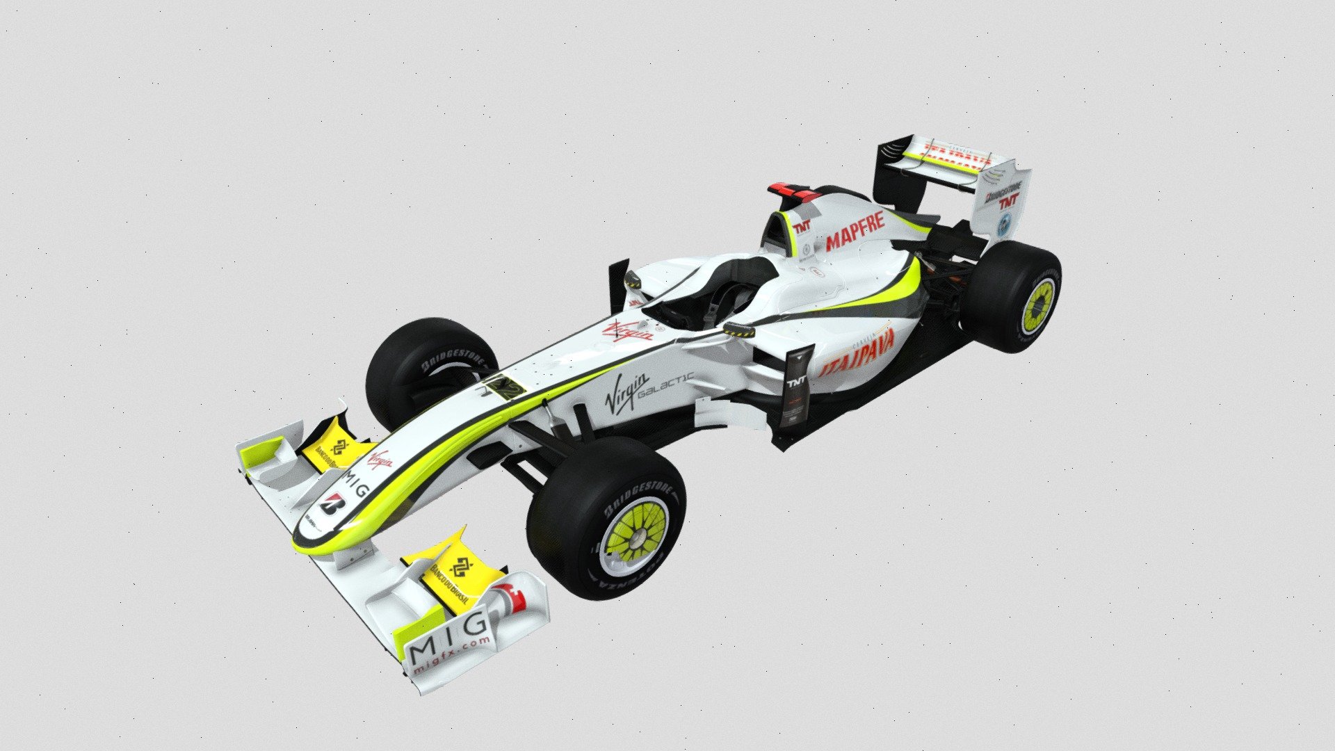 2009 Brawn GP 001 - Download Free 3D model by asdasfwefsfwsef ...