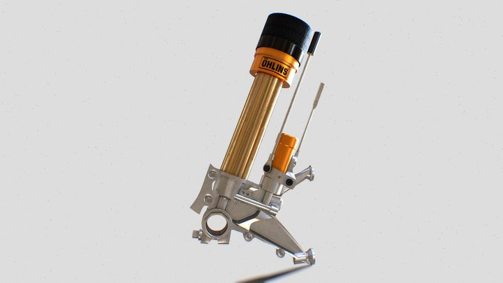 Motorbike Forks 3D Model