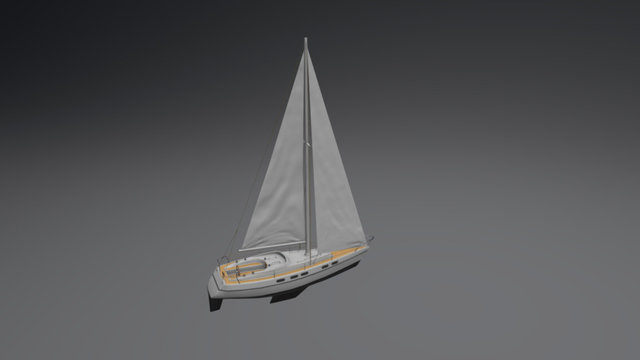 Sailboat 3D Model