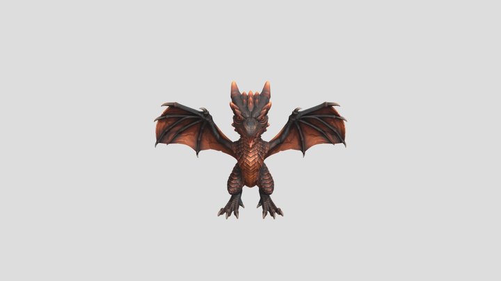 Elemental Wyvern Hatchling Trio STL |… – Modello 3D gratuito STL