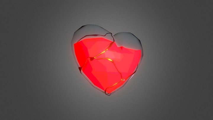 Kintsugi Heart : 3December Day 2 3D Model