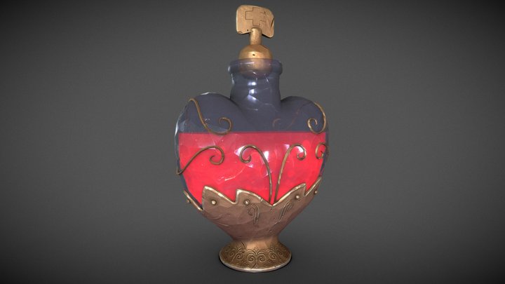 Healing Potion 3D Model