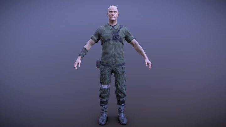 Soldier Human 3D Model