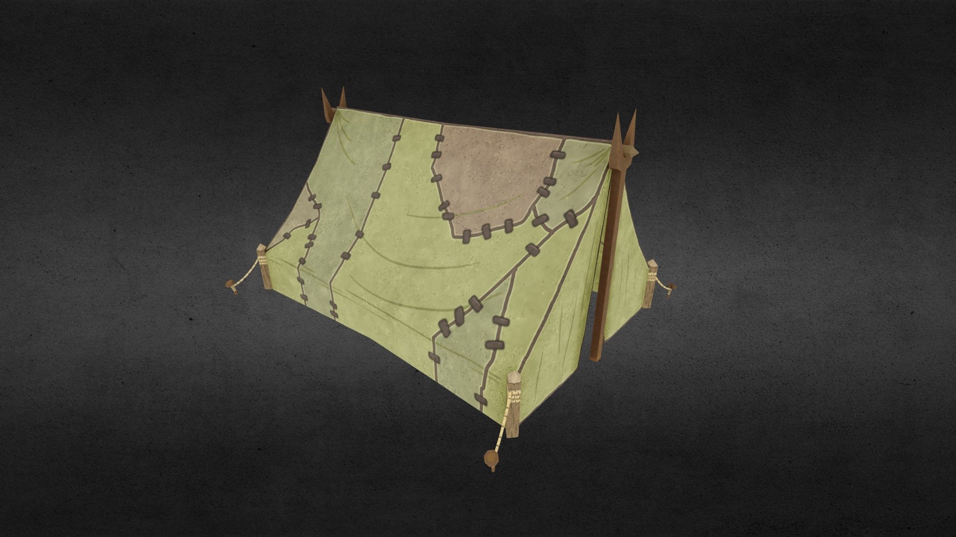 Tent - 3D model by afoxrich [76d49e7] - Sketchfab