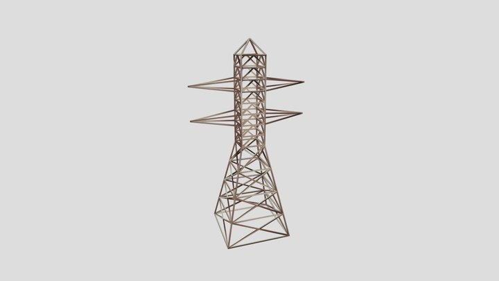 Transmission Tower 3D Model