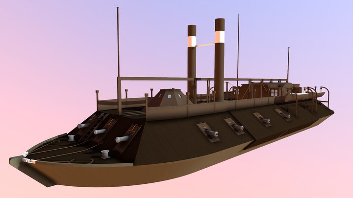 USS Cairo 3D Model