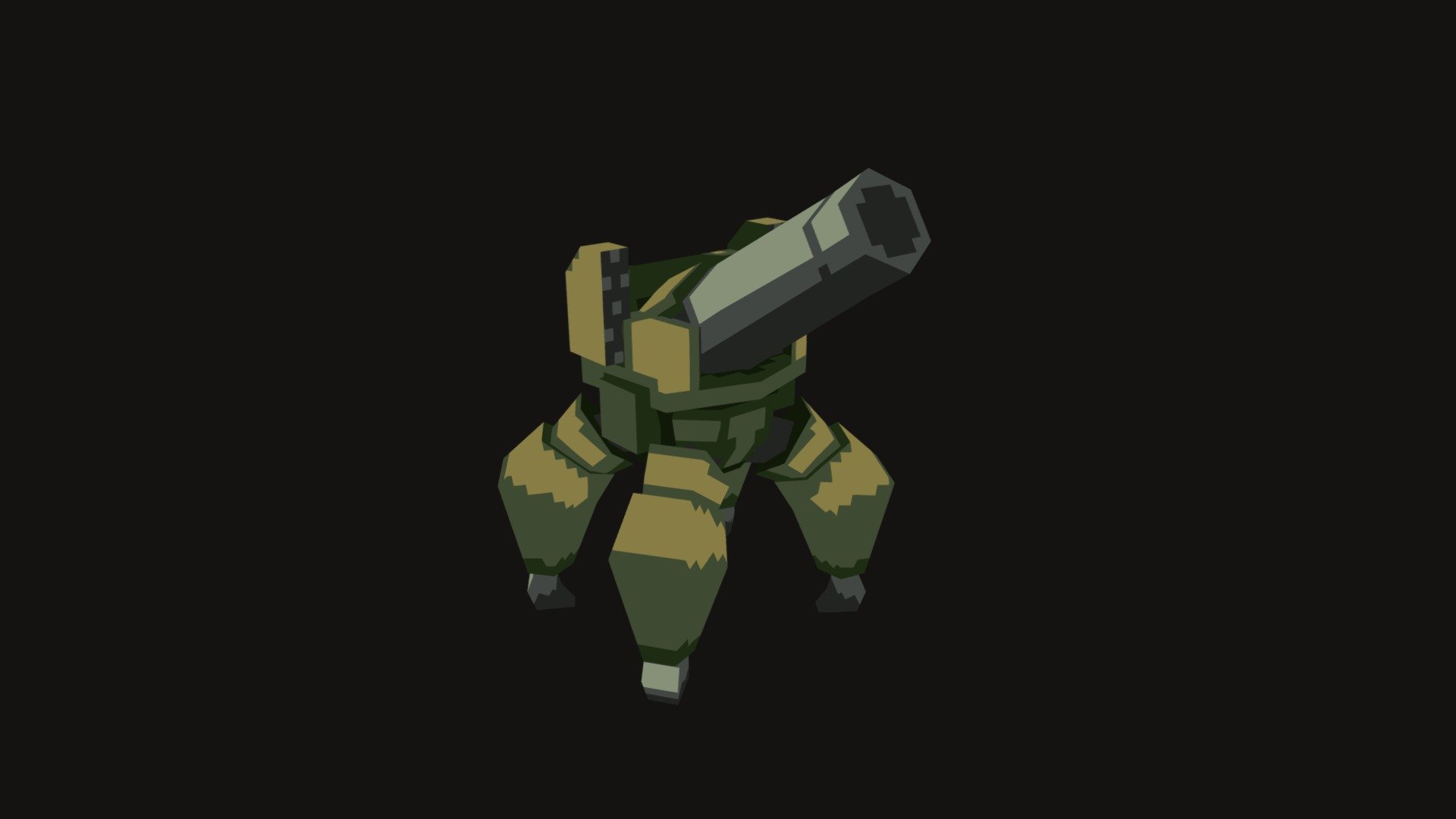 Artillery Mech - Into The Breach 3D fan art