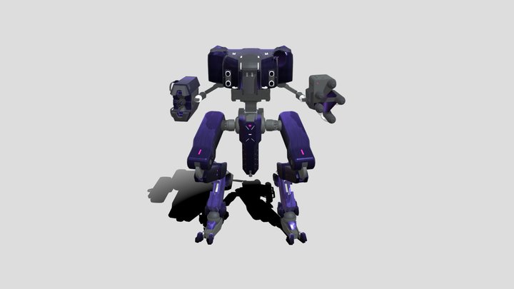 Halo-UNSC_Mantis_Elite_Style_Painting 3D Model