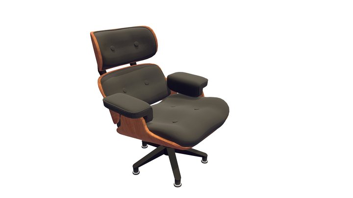 Vintage Lounge Chair 3D Model