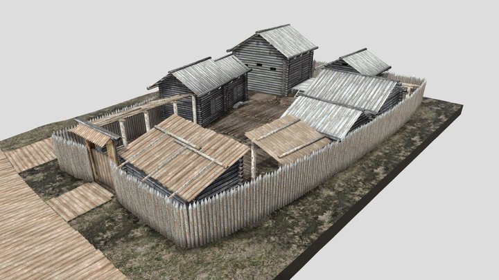 Усадьба Б Пятницкого раскопа ред.1 3D Model