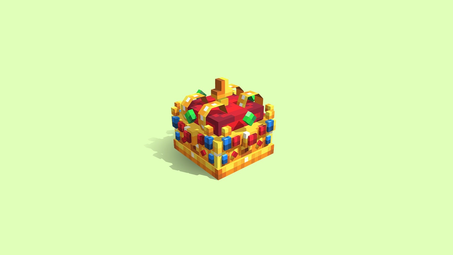 Kings Crown - Minecraft Accessories - 3D model by Bono (@bonogakure ...