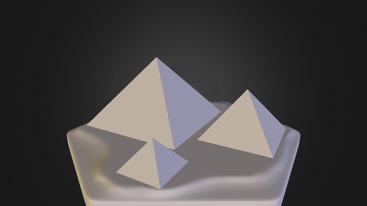  Pyramids 3D Model