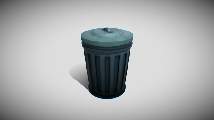Trash Can 3D Model