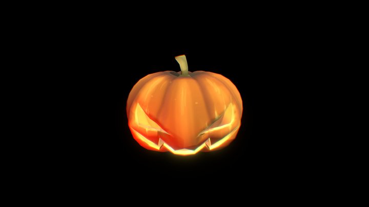 Halloween Pumpkin 3D Model