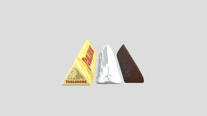 Toblerone_pack_ 3D Model