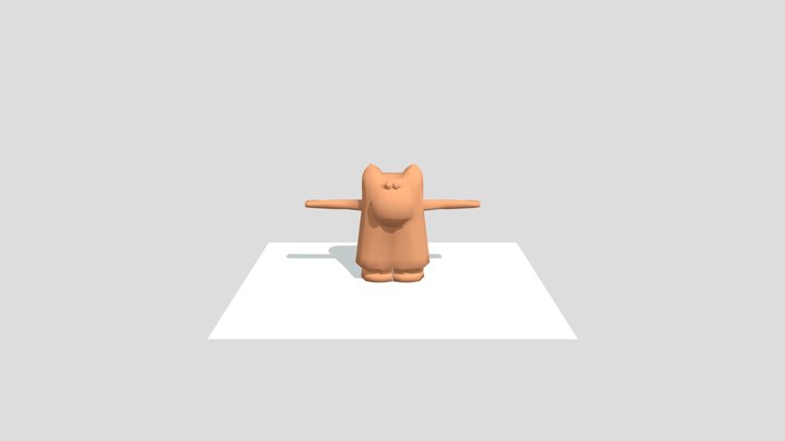 Fly Cat 3D Model