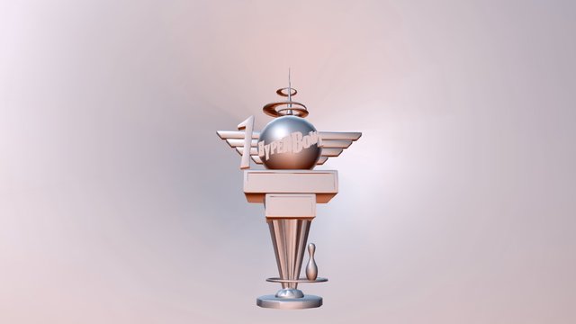 HyperBowl Trophy 3D Model