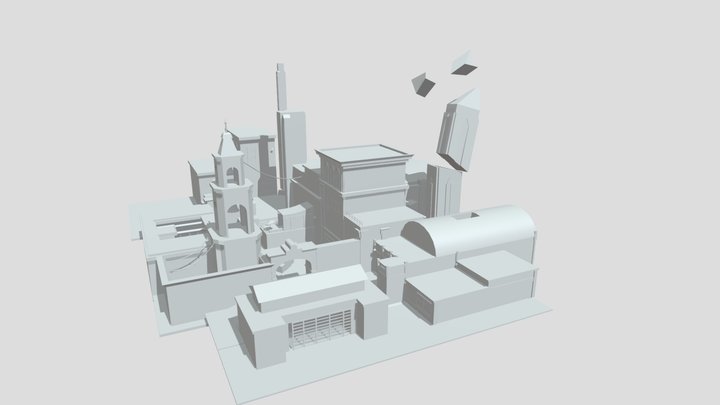 Valorant Sunset Map 3D Model