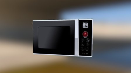 Microwave Model 3D Model