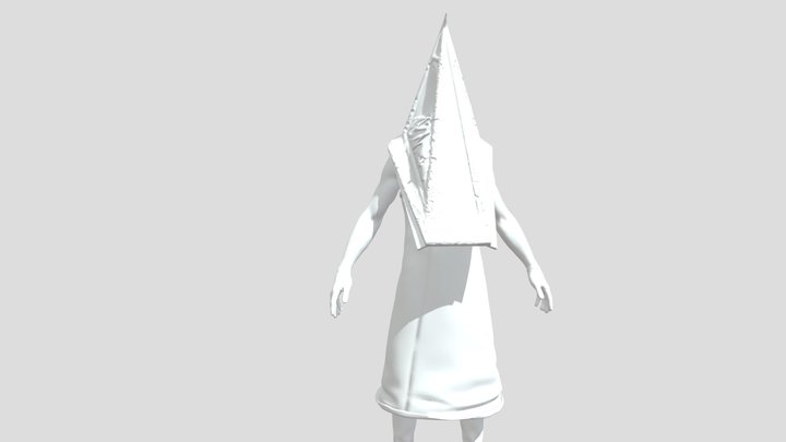 Pyramid Head Silent Hill 2 Remake Rigged 3D Model
