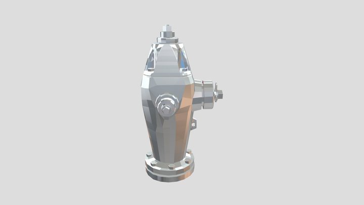 3D Fire Hydrant Game Asset/Prop 3D Model