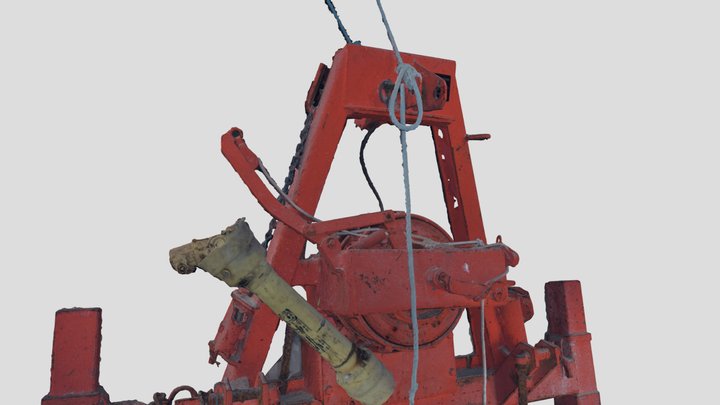 Industrial Winch (stored away) 3D Model