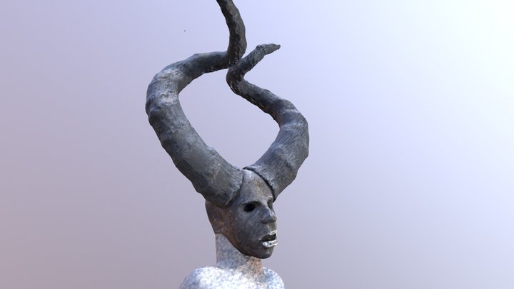 Head and Horns 3D Model