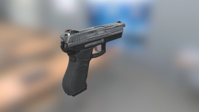 P60 Side Arm 3D Model