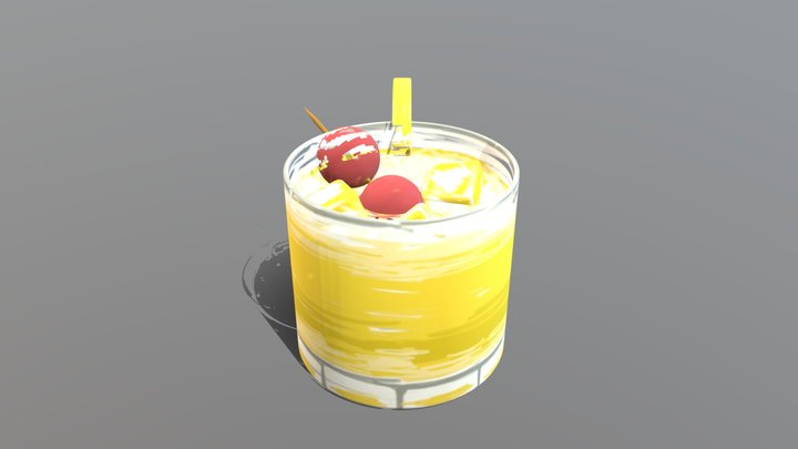 Whiskey sour - stylized – Modèle 3D gratuit STL