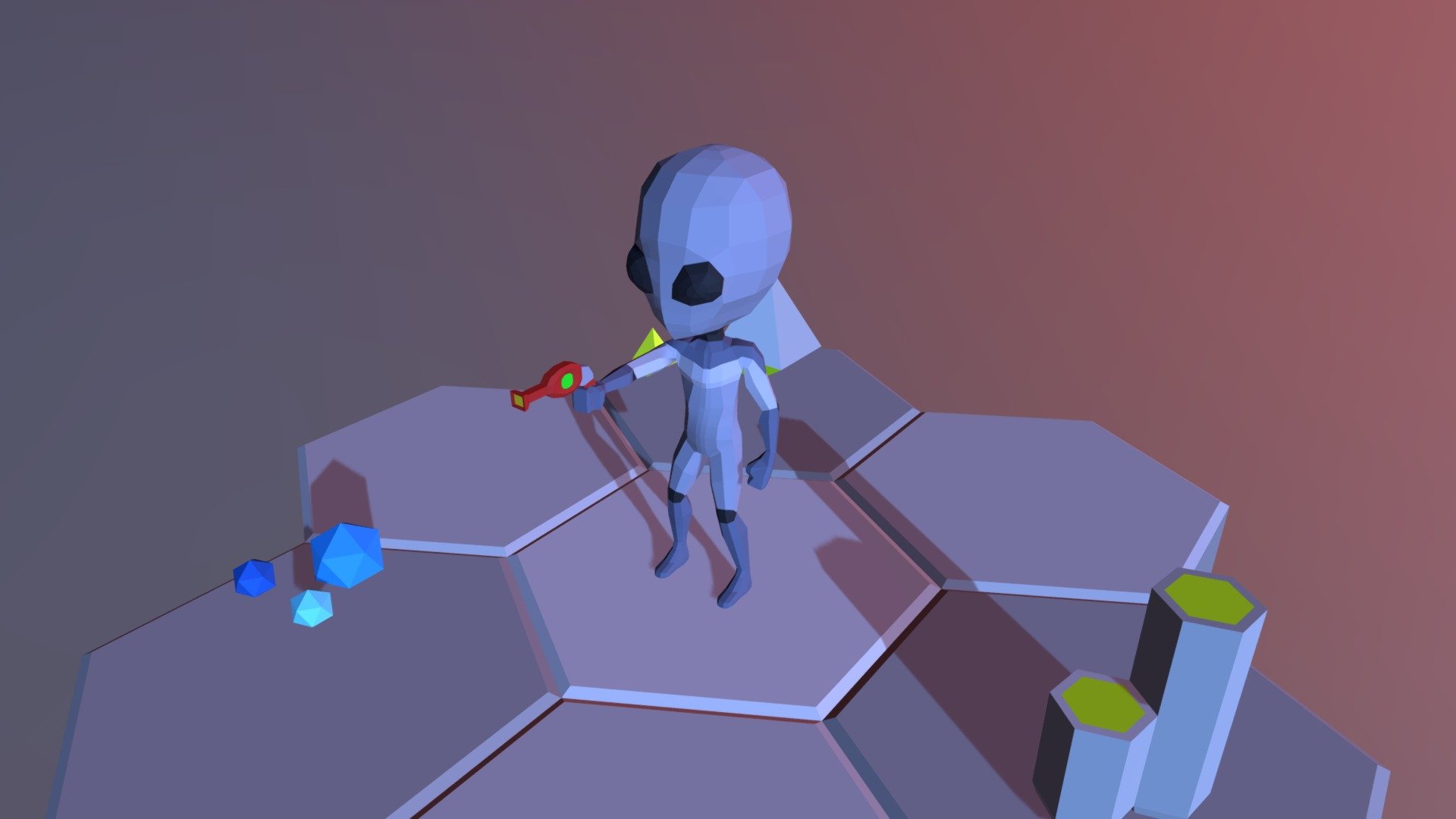 Alien gray - Buy Royalty Free 3D model by I.V.S. Art (@ivsart) [76e4291 ...